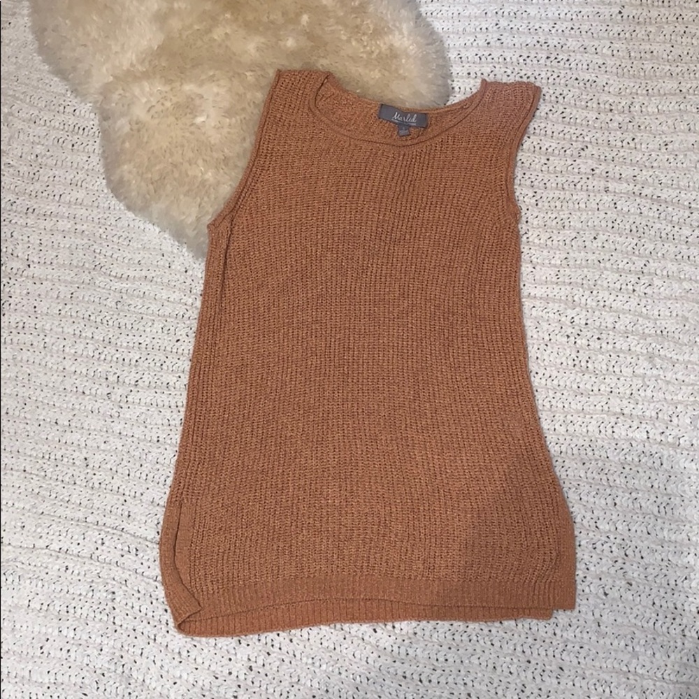 Marled stretchy top